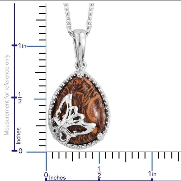 Butterfly Pendant Necklace  - Picture 5 of 7